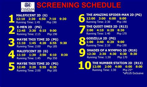 sm sta rosa movie schedule